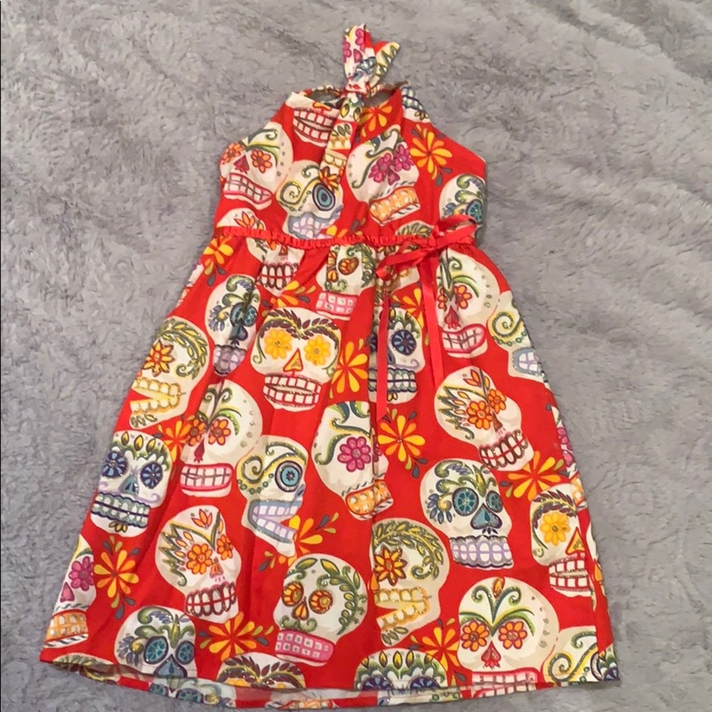 Sugar skull girls dress